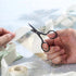 Small Embroidery Scissors: Small Sharp Scissors, Little Straight Stainless Steel Pointed Tip Precision Cutting Details Thread Yarn for Quilting Kn...