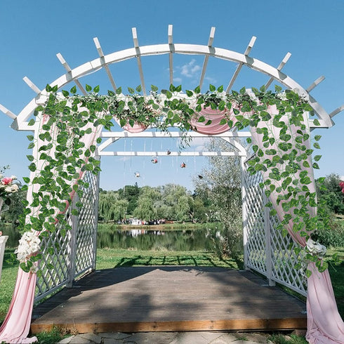RECUTMS 86 FT Artificial Ivy Fake Greenery Leaf Garland Plants Vine Foliage Flowers Hanging for Wedding Party Garden Home Kitchen Office Wall Deco...