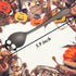 304 Stainless Steel Sugar Skull Tea Spoons Coffee Stirring Slotted Metal Spoon Set -Black 6 Pack...
