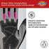 Dickies Heavy Duty Synthetic Leather Work Gloves Women, Touchscreen Compatible | Mechanic, Gardening Gloves, Black/Pink, Large...