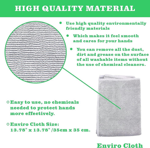 Window Cleaning Cloth, Glass Cloth, Cleaning Cloth, Streaks Schatches Free (Grey 1 Pack)...