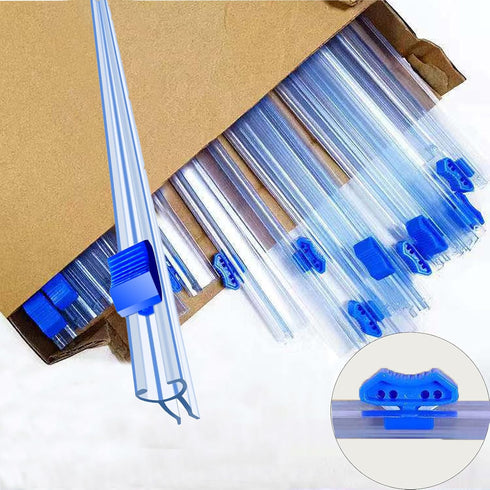 4 Pcs Slide Cutter,Slide Cutter Replacement Fit,Self-Adhesive Two-Way Sliding Cutter,Suitable for 12.5 inches Wide Plastic Wrap, Aluminum foil Pap...