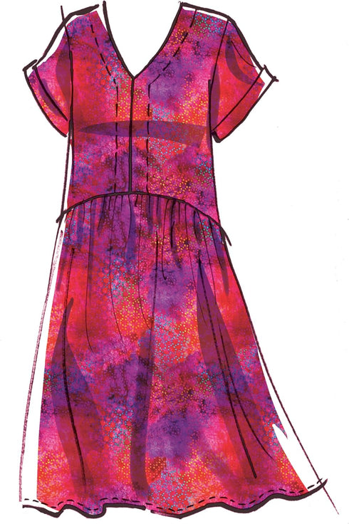 McCall's Easy to Make Misses' Sun Dresses Sewing Pattern Packet, Design Code M8281, Sizes XS-S-M-L-XL-XXL, Multicolor...