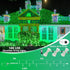 33ft 100 LED String Lights Indoor - Christmas Lights Outdoor 8 Modes Clear Wire Waterproof Plug in Twinkle Fairy Lights for Christmas St Patricks ...