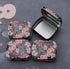 4 Pcs Small Storage Box Metal 6 x 5 x 1.5 cm Rectangle Empty Hinged Tins with Lid Organizers Containers for Earring Crafting Jewely Pills Home Hoo...