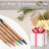 CHENGU 30 Pack Wheat Straw Pens Cork Recycled Ballpoint Retractable Pens with Comfortable Grip Black Ink Click Office Supplies Pens for School Jou...