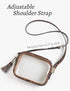 Clear Bag Stadium Approved, PVC Clear Crossbody Purse Small Clear Crossbody Bag with Adjustable Shoulder Strap...