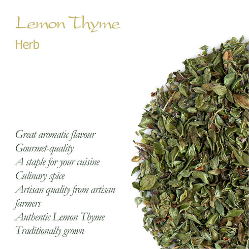 Lemon Thyme Organic Seasoning - Thymus Citriodorus - Thym Thyme Lemon and Thyme Seasoning Lemon Seasoning Lemon Thyme Seasoning Thyme Spice Lemon ...
