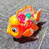 Tipmant Cute Electric Fish Toy Electronic Goldfish Animal Vehicle Car Auto Driving, Transparent Gears, Music, Flash Led Lights, Baby Toddler Kids ...