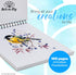 Artists Sketchbook for Drawing 9x12" with Spiral Bound - Smooth Sketch Book for Drawing & Sketching 100 Sheets 70lb - Sketch Pad for Pencil, Pen, ...
