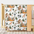 Woodland Baby Blankets for Unisex Boys Girls, Soft Nursery Minky Blankets with Double Layer Dotted Backing, Toddler Baby Crib Stroller Swaddle Sho...