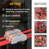 60pcs Lever Wire Connectors Push-in, 1 to 1 Inline Electrical Wire Connector, Lever Nuts Wire Connectors Quick Connect Splice Wire Connectors...