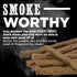 Premium Hickory Smoked Real Beef Dog Treats - Bully Snap Stick, 12 pack - Reward, Puppy & Dog Training Treats - USA Smoked & Packed - No Additives...