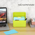 BTSKY 1 Pack 4 x 6 inch Index Card Box - Index Card Holder Notecard Box Recipe Card Box Plastic Storage Organizer for Filling Index Cards, Note Ca...