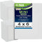 US Art Supply 4" x 6" Mini Professional Primed Stretched Canvas (1-Pack of 12-Mini Canvases)...