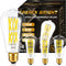 16W Dimmable ST64 Led Bulbs 5000K Daylight White Light Bulbs with 90+ Cri, E26 Base,Clear Glass,1920 lumen,Pack of 4...