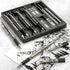 Nicpro 0.7 mm Art Mechanical Pencils Set, 6 PCS Metal Drafting Pencil 0.7mm Tube HB Lead Refills & 18 Cap Eraser for Adults, Children, Artist Writ...