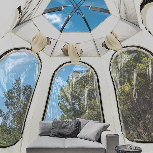 Transparent Doors Replacement for AYAMAYA Screen Tent, to Make a Bubble Tent Weather Proof Pod - You can Enjoy The Rainy Days!...