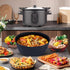 Silicone Slow Cooker Liners Fit Crock-Pot 7-8 Quart Oval Slow Cooker, Reusable Cooking Crock Pot Liner BPA-Free, Leakproof & Dishwasher Safe Slow ...