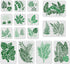 15 Pieces Tropical Leaf Stencil Reusable Fern Leaf Monstera Palm Leaf Turtle Leaf Painting Stencils for Painting Linoleum Floor Wall Wood Tiles Ce...