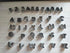 Mini Alphabet Number Cookie Cutters Sets of 37 Pieces Letter Mold Tools for Fondant Biscuit,Cake,Fruit,Vegetables,or Dough Stainless Steel...