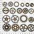 BIHRTC 200 Gram Antiqued Bronze Clock Face Charm Pendant Bulk Lots Mixed Clock Watch Gears Steampunk Charms Pendants DIY for Necklace Bracelet Jew...
