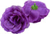 Bright Creations 50 Pack Purple Roses Artificial Flowers Bulk, 3 Inch Stemless Fake Silk for Decorations, Wedding, Faux Bouquets...
