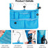 Above Ground Pool Hanging Bag Poolside Storage Basket Organizer Mesh Pool Toy Holder Pool Accessories Pockets Organizer Fits 2.3 Inch or Less Top ...