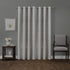 Zenna Home 100% Blackout Window Curtain, Everly Room Darkening, Easy to Install with Grommet Top (1 Panel), 50 inches x 84 inches, Silver...