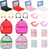 20 Pieces Mini Backpack for Dolls Doll Travel Accessories Include Doll Backpack with Zipper Laptop Books Headsets Sunglasses Scene Simulation Toy ...