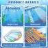 132 Pcs Under The Sea Birthday Bulletin Board Set Ocean Bulletin Board Classroom Decor Fish Learning Chart Cutouts Sea Animal Bulletin Board Birth...