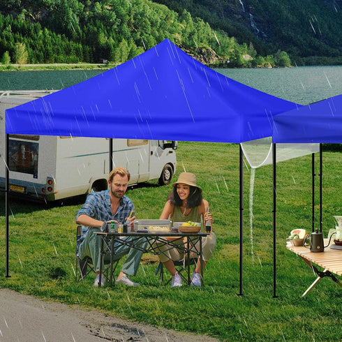Canopy Rain Gutters, Vinyl PVC Tent Rain Gutter 10 Foot Pop Up Canopy Attachment Accessories for High Peak Frame Style Canopy Tents (White?1pcs)...