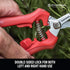 Corona FS 3214D ComfortGEL Leaf & Stem Micro Snips, Pack of 1, Orange...