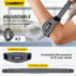 CAMBIVO 2 Pack Tennis Elbow Brace for Men & Women, Elbow Pain Relief for Tendonitis, Tennis & Golfer's Elbow, Adjustable Elbow Strap with Compress...