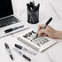 Permanent Markers Bulk, 32 Pack Black Permanent Marker Set, Fine Tip, Waterproof Markers, Premium Smear Proof Pens, Waterproof, Quick Drying, Offi...
