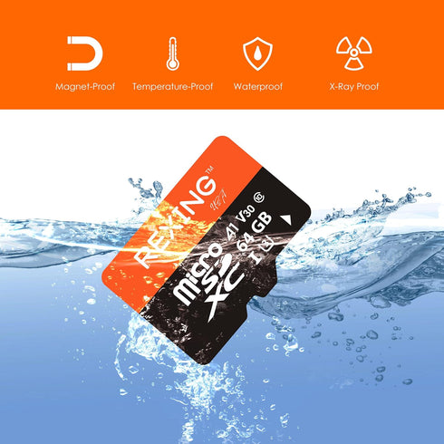 64GB microSDXC UHS-3 4K Full HD Video High Speed Transfer Monitoring SD Card with Adapter for Dash Cams, Surveillance System, Security Camera, & B...
