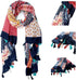 Ahyuan Scarves for Women Large Lightweight Floral Flower Spring Scarf Fashion Wrap Shawls Oversized Shawl Cape...