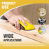 Sanding Block 1 PCS Hand Sander 5 Inch Hook and Loop Sanding Block 1 Pack Automotive Sanding Block for Woodworking,Furniture Making,DIY Handicraft...