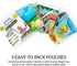 40 Pack Disposable Placemats for Baby, 3 Design Pack Baby Eating Mat, 12" x 18" Sticky Kids Placemat, Toddler Place mat for Restaurants, Plastic K...