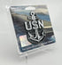 Elektroplate Officially Licensed USN Navy Anchor OEM Chrome Emblem for Cars, Trucks, and All Auto | Universal Fit at 3.25" x 2.1" | Weatherproof...