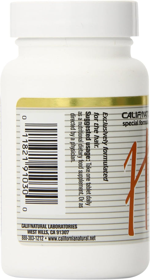 California Natural Hair Supplement, 30 Count...