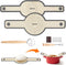 9Pcs Silicone Bread Sling Set for Dutch Oven with Dough Whisk & Bread Lame, Non-Stick & Easy Clean & Reusable, Extra Thick Silicone Baking Mat wit...