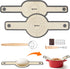 9Pcs Silicone Bread Sling Set for Dutch Oven with Dough Whisk & Bread Lame, Non-Stick & Easy Clean & Reusable, Extra Thick Silicone Baking Mat wit...