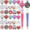 30pcs Silicone Focal Beads for Pens Silicone Focal Beads Bulk Cute Beaded Pen Decor Silicone Beads for Keychain Making,Nurse...