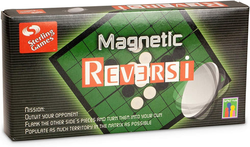 Sterling Games Othello Reversi Strategy Board Game 9.75 Inch Board with Folding Magnetic Board and Pieces for Home and Travel...