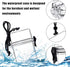 6Pcs Waterproof Badge Holder Case, Clear ID Card Holder with Lanyard, Floating Sports Case Locker, Waterproof ID Card Case with Double Locker for ...