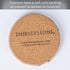 Thirstystone Cinnabar Brand, Multicolor All Natural Sandstone-Durable Stone with Varying Patterns, Every Coaster Is An Original, 4 inch round...