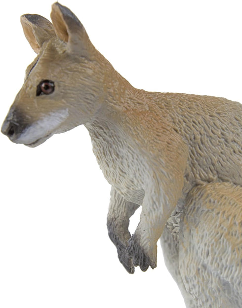 Safari Ltd. Wallaby Figurine - Hand-Painted, Lifelike 2.5" Model Figure - Fun Educational Toy for Boys, Girls & Kids Ages 3+...