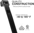 TR Industrial Ultra Heavy Duty Multi-Purpose UV Cable Ties (11.8")...