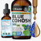 BIO KRAUTER Blue Cohosh Tincture - Caulophyllum Thalictroides Extract - Women’s Health Support - Alcohol and Sugar Free Liquid Blue Cohosh Extract...